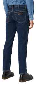 Wrangler Texas 100 % Baumwolle - Blue Black - Herren Jeans